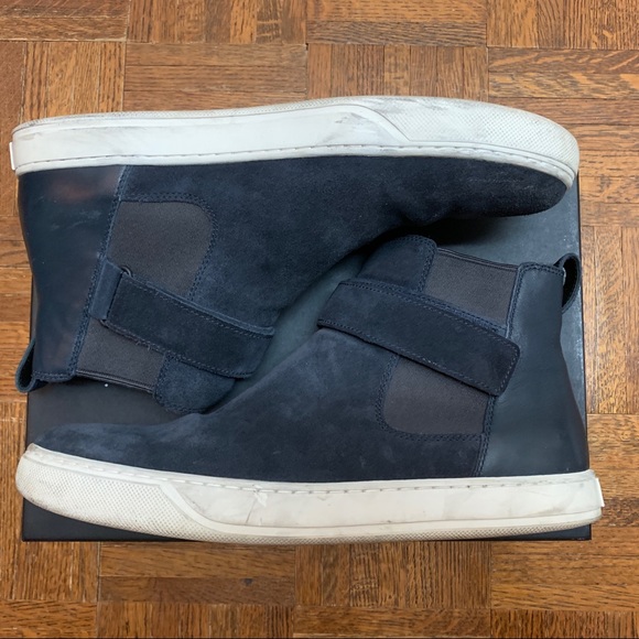 Vince Leather and Suede Chelsea Sneaker - Picture 2 of 3